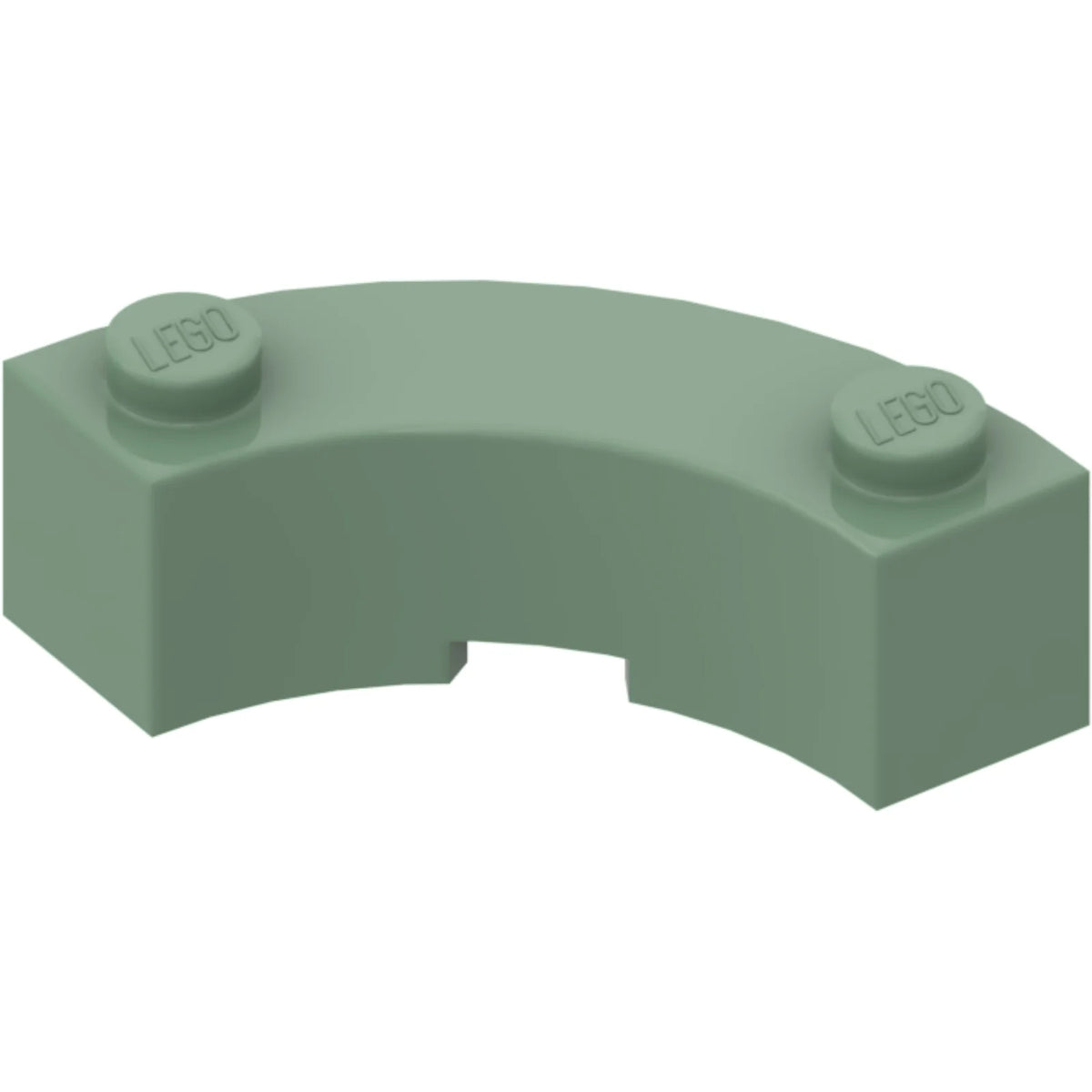 Part 5152 - Brick, Round Corner 3 x 3 Macaroni with 2 Studs