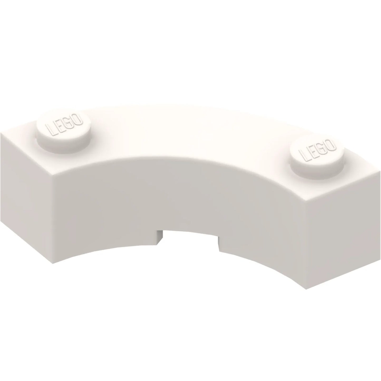 Part 5152 - Brick, Round Corner 3 x 3 Macaroni with 2 Studs