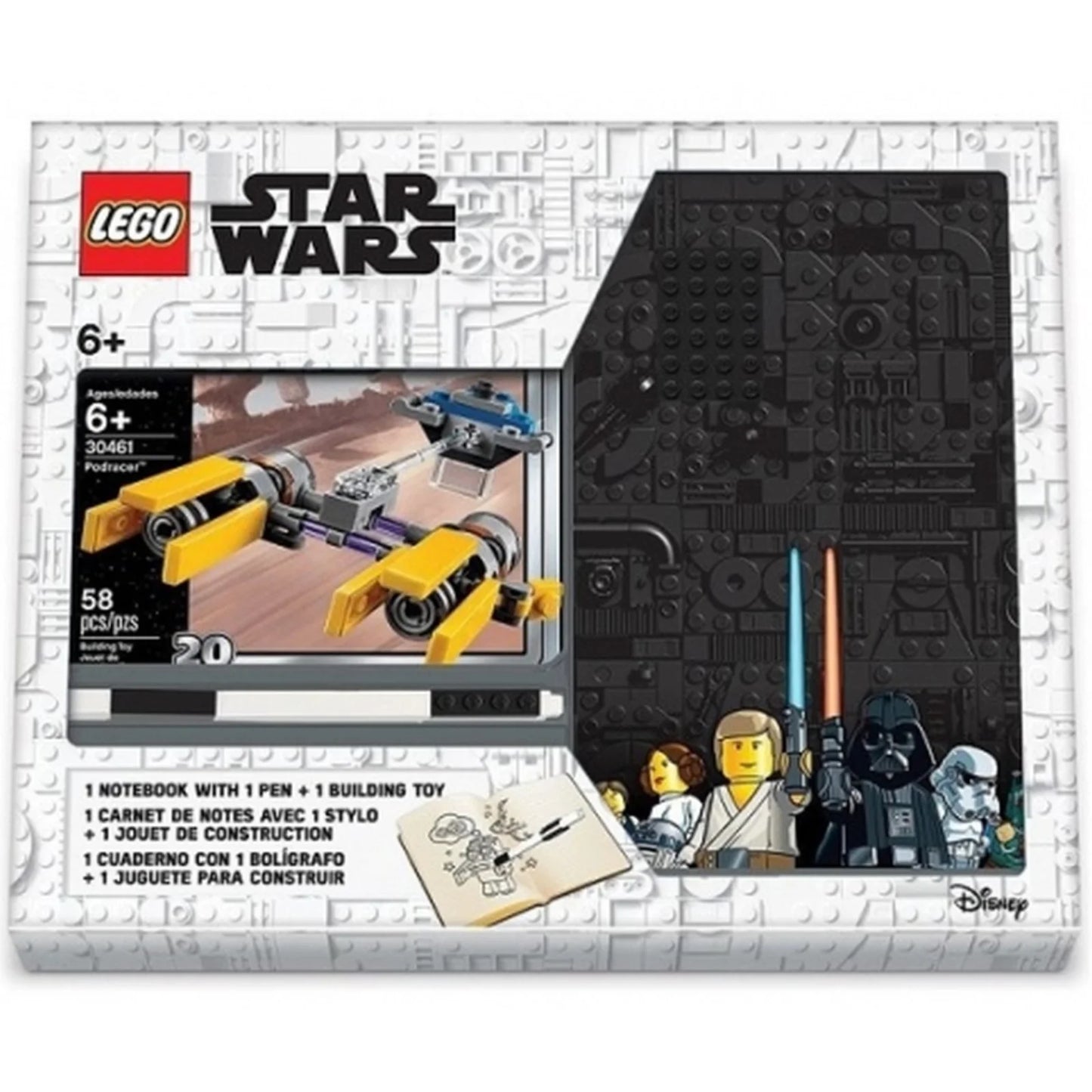 Gear 52527 - Stationery Set, Star Wars Pod Racer Creativity Set