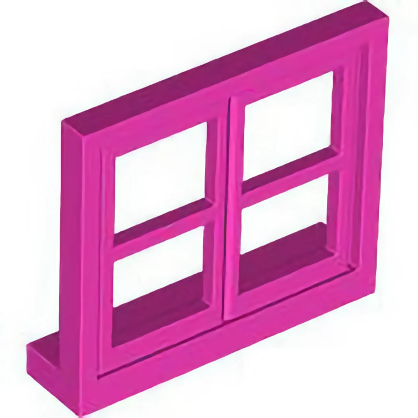 Part 5259 - Window 1 x 4 x 3, Square with 4 Panes and Sill