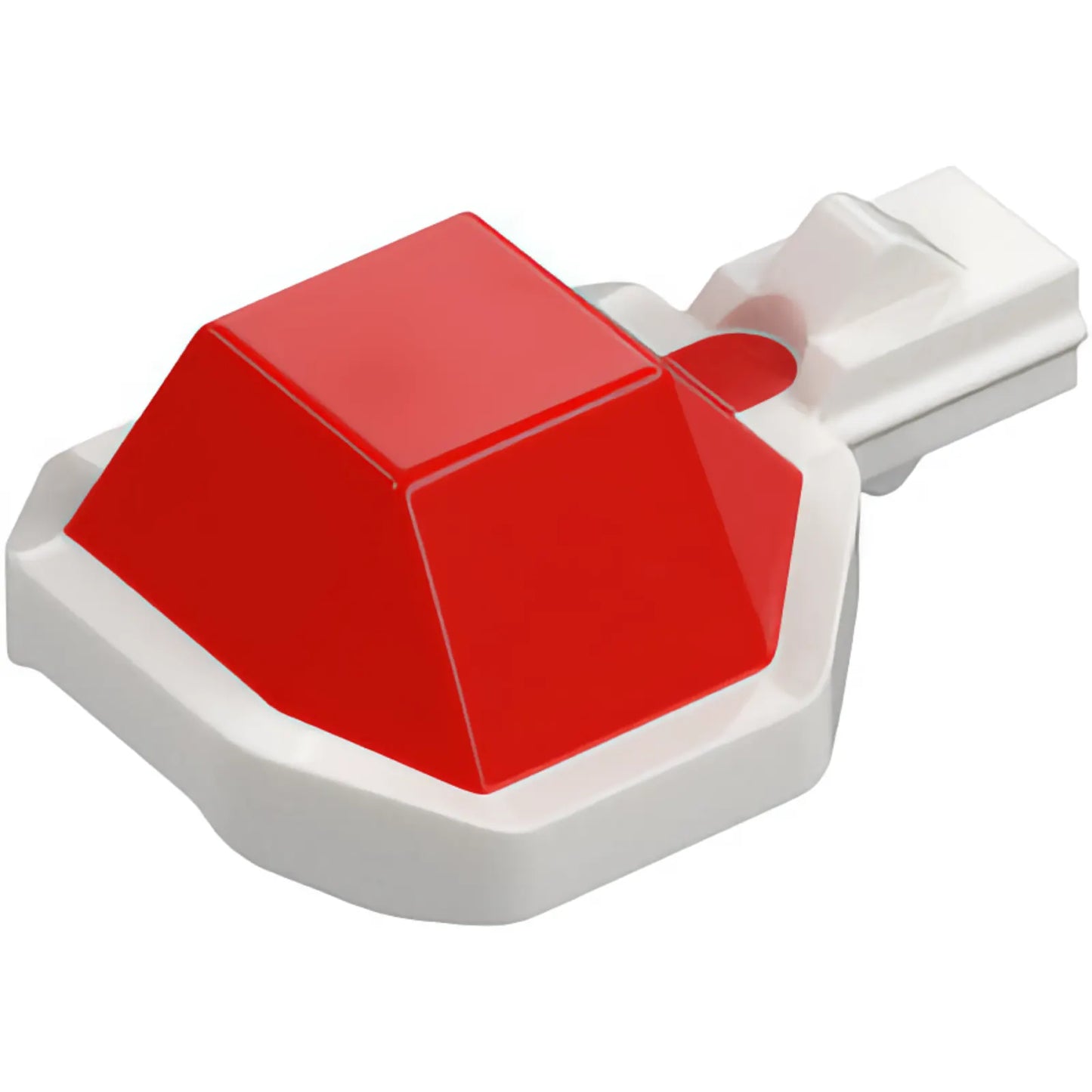 Part 5446pb01 - Projectile Shell 2 x 2 with Molded White Bottom and Launch Attachment Pattern