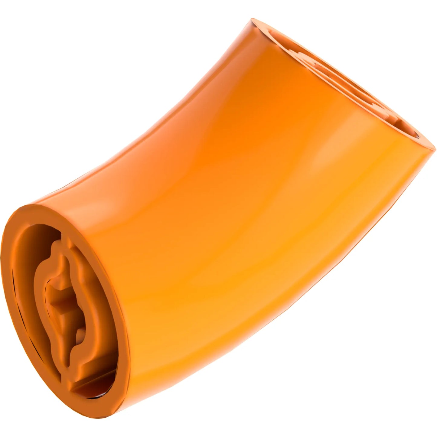 Part 5489 - Brick, Round 2 x 2 D. 45 degrees Elbow (27.7mm Standing Height)