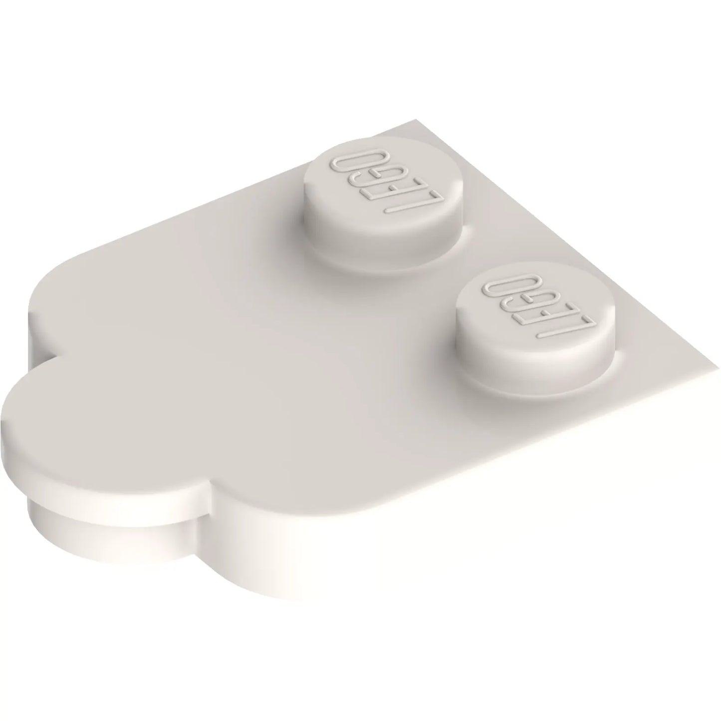Part 5518 - Tile, Modified 2 x 2 with Studs on Edge, Rounded Corners and 1 x 1 Half Circle Extension