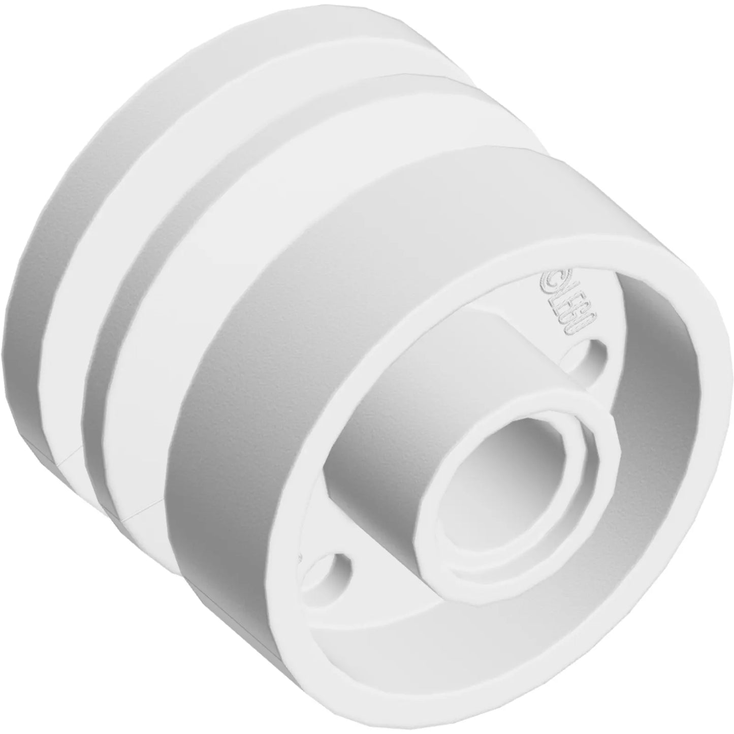 Part 55981 - Wheel 18mm D. x 14mm with Pin Hole, Fake Bolts and Shallow Spokes