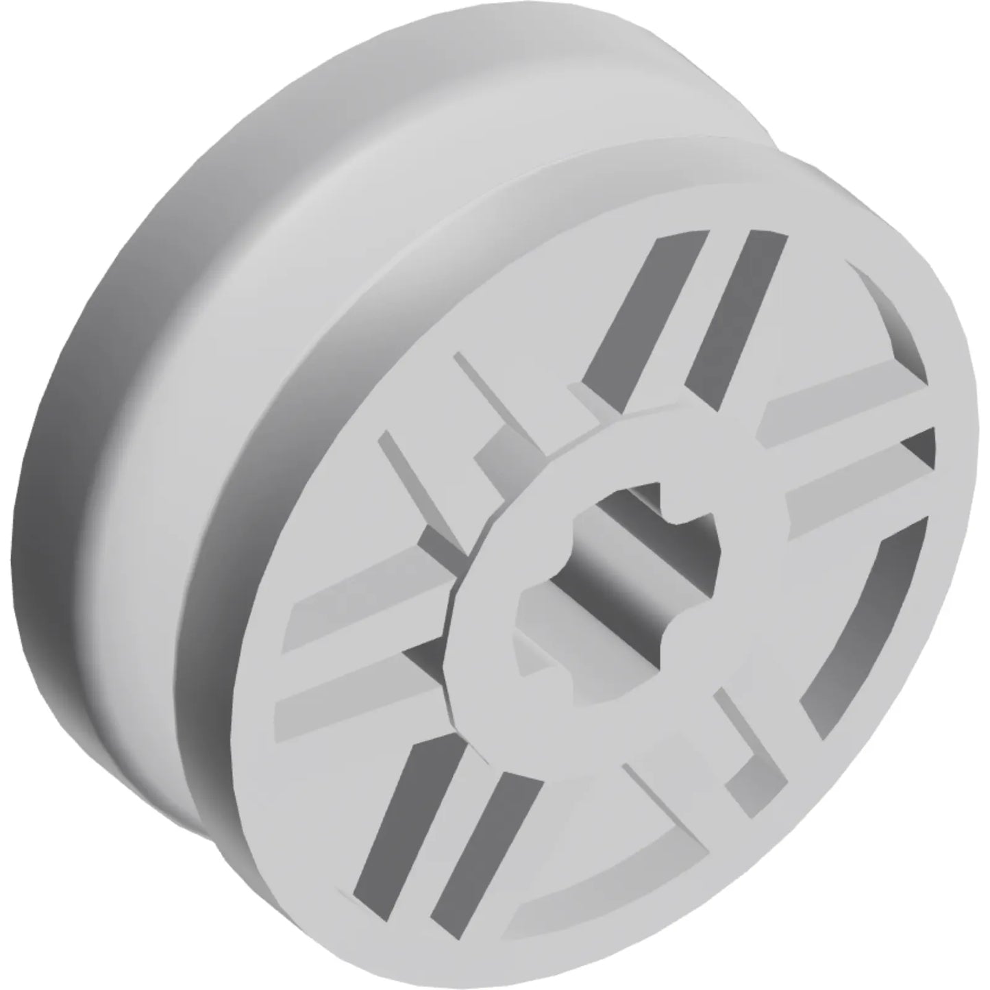 Part 56903 - Wheel 18mm D. x 8mm with Fake Bolts and Shallow Spokes and Axle Hole