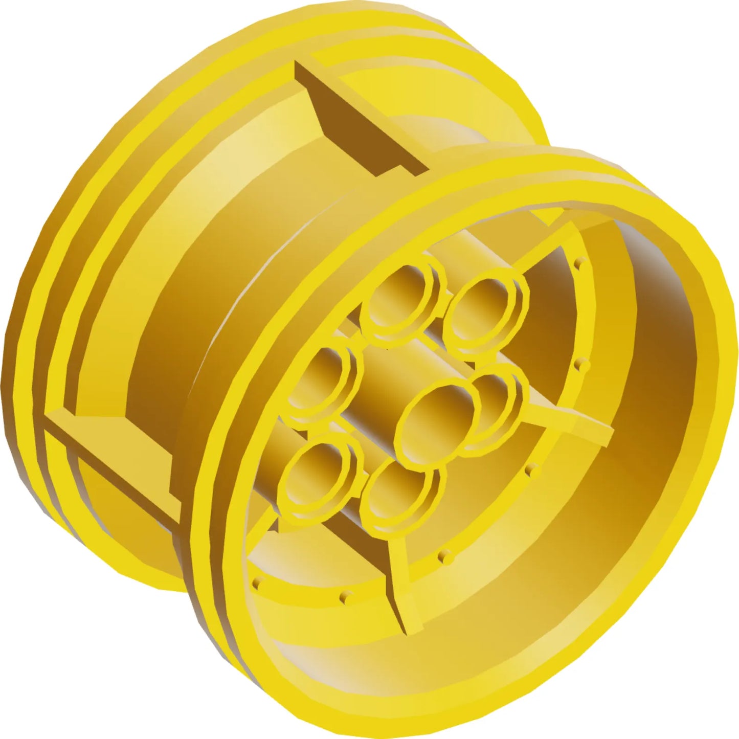Teil 56908 – Rad 43,2 mm D. x 26 mm Technic Racing klein, 6 Stiftlöcher