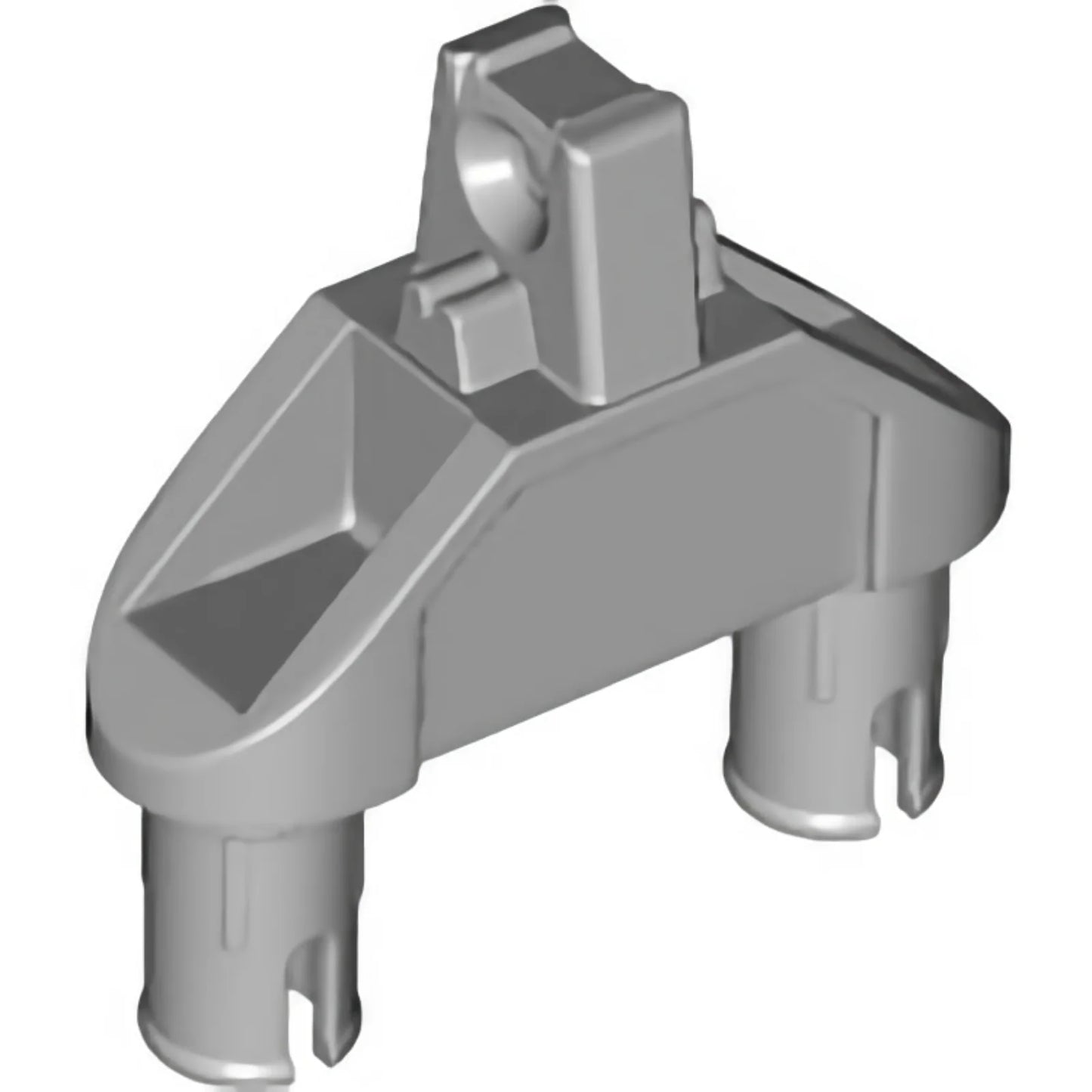 Part 57359 - Hinge 1 x 3 with Two Pins, Locking 1 Finger - Squared Pin Holes