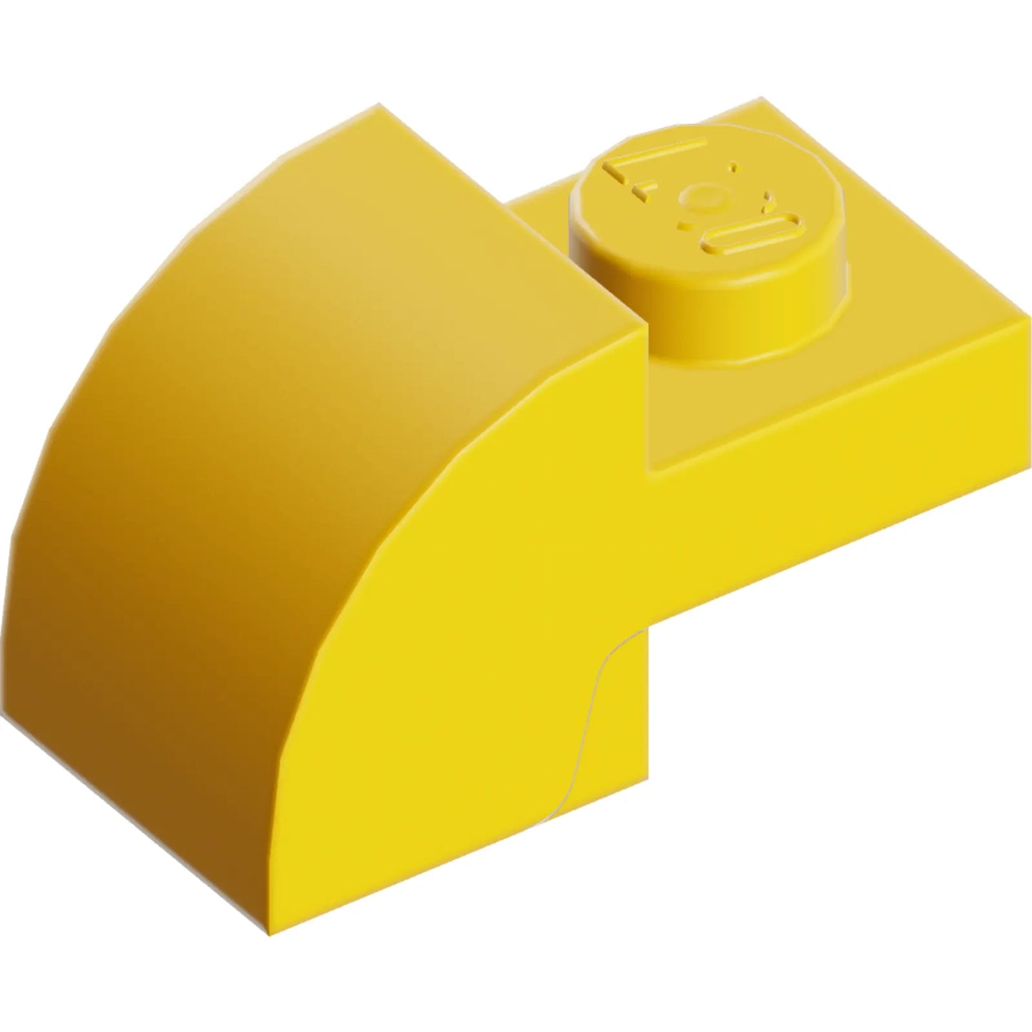 Part 5841 - Slope, Curved 2 x 1 with Recessed Stud