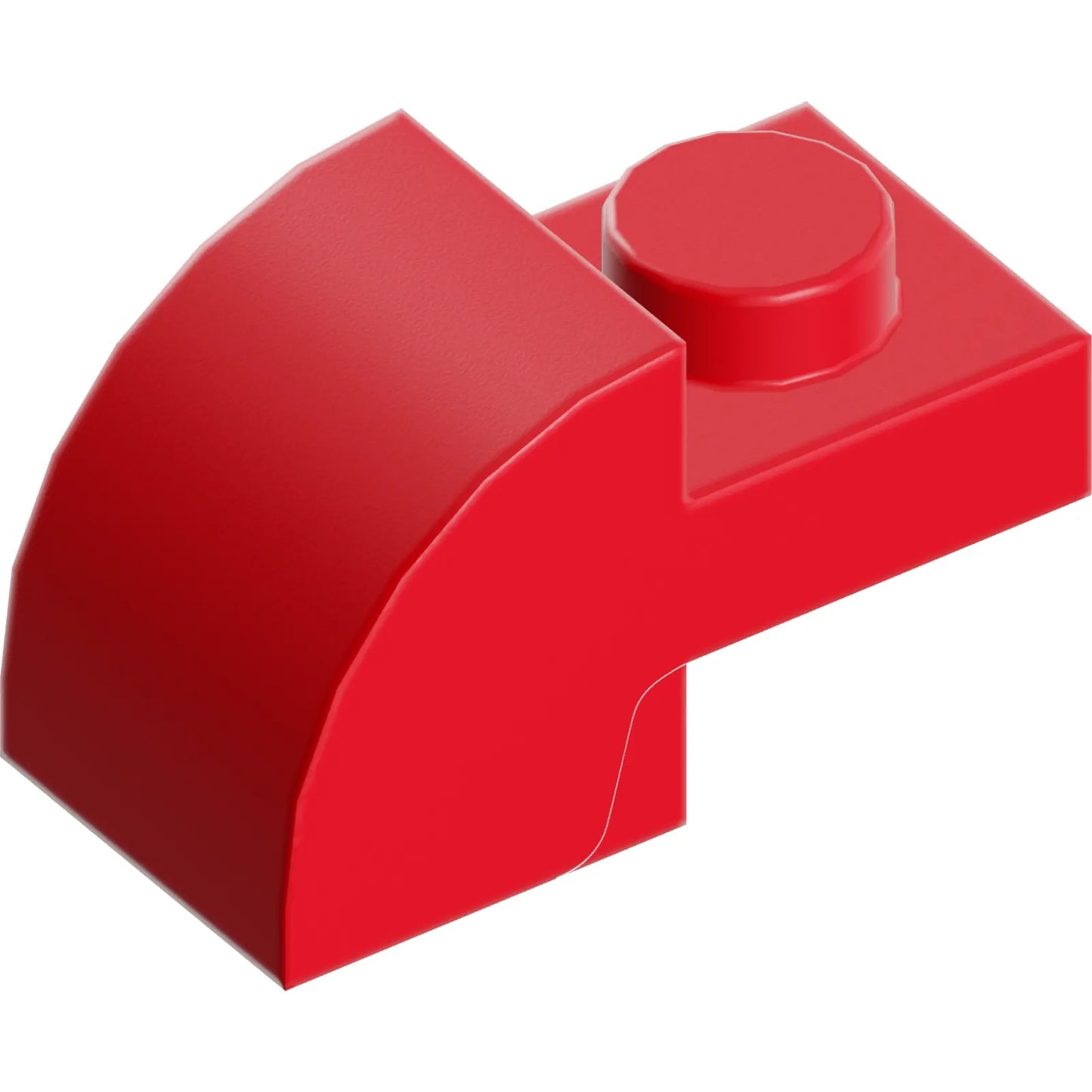 Part 5841 - Slope, Curved 2 x 1 with Recessed Stud