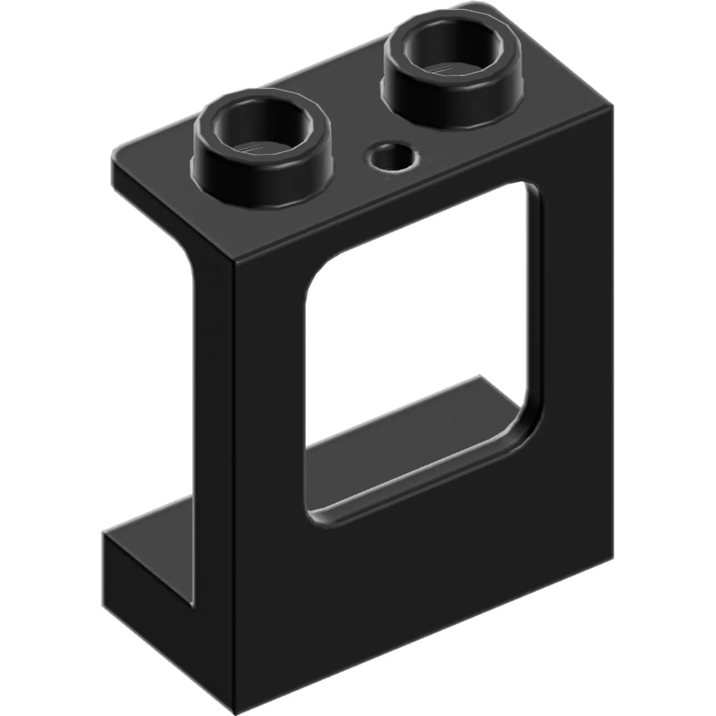 Part 60032 - Window 1 x 2 x 2 Plane, Single Hole Top and Bottom for Glass