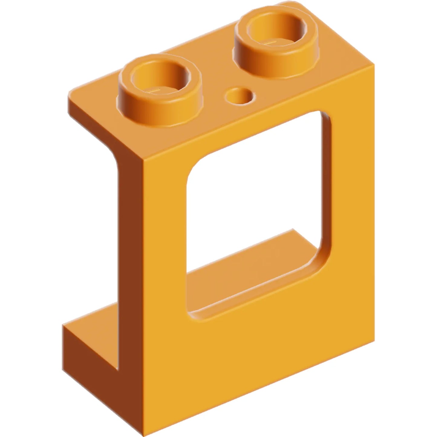 Part 60032 - Window 1 x 2 x 2 Plane, Single Hole Top and Bottom for Glass