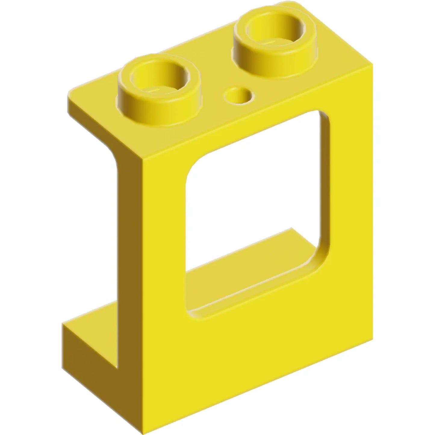 Part 60032 - Window 1 x 2 x 2 Plane, Single Hole Top and Bottom for Glass
