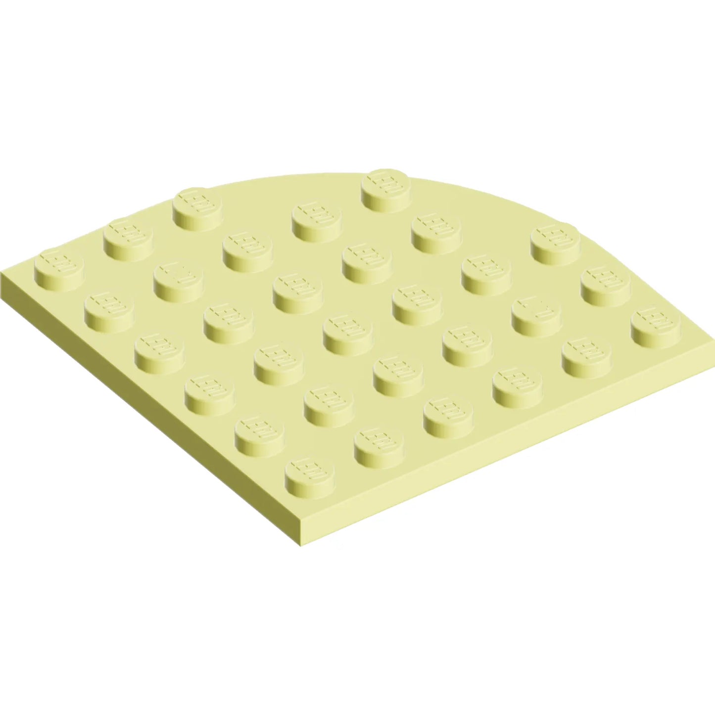 Part 6003 - Plate, Round Corner 6 x 6
