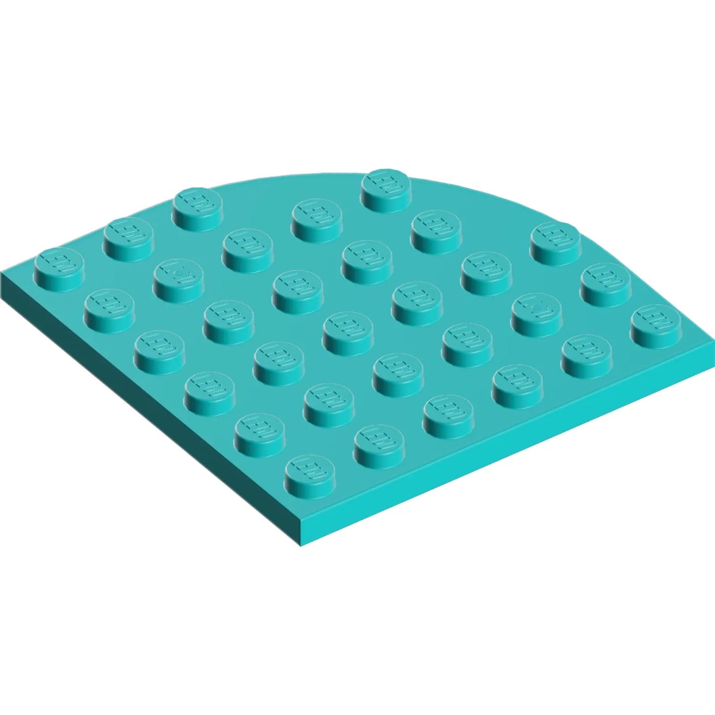 Part 6003 - Plate, Round Corner 6 x 6