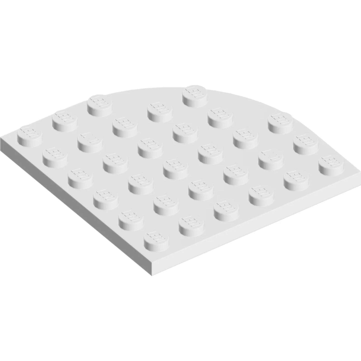 Part 6003 - Plate, Round Corner 6 x 6