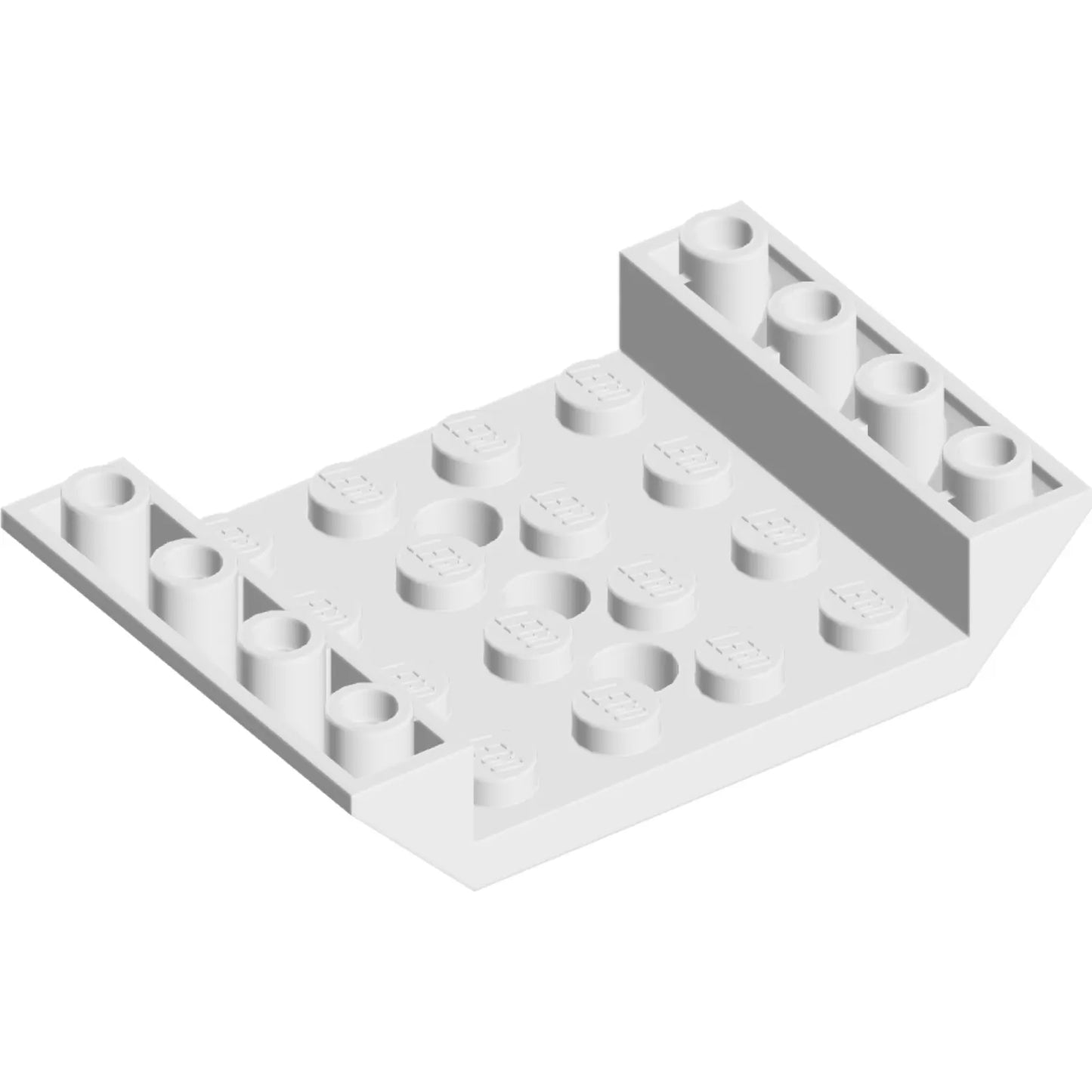 Teil 60219 - Schräge, umgekehrte 45 6 x 4 Doppelte mit 4 x 4 Ausschnitt und 3 Löchern