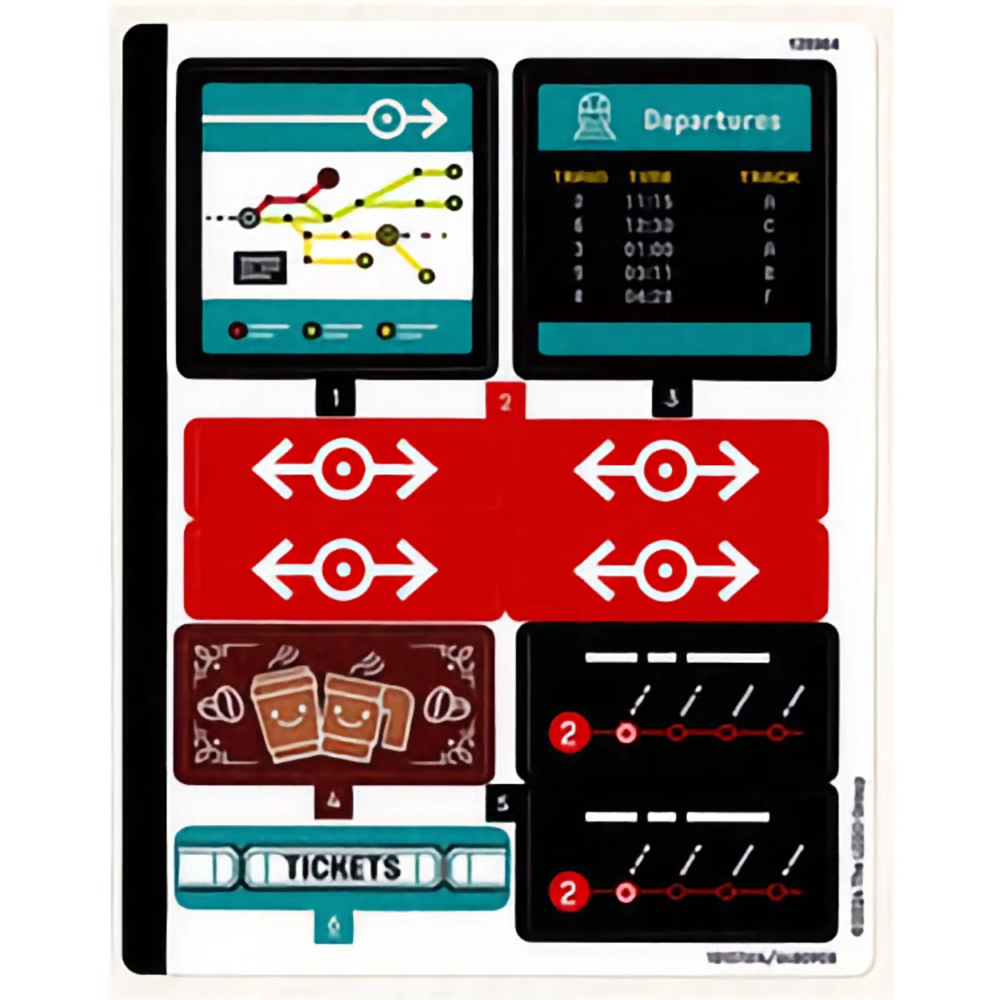 Part 60423stk01 - Sticker Sheet for Set 60423, Sheet 1 - (10107614/6480908)