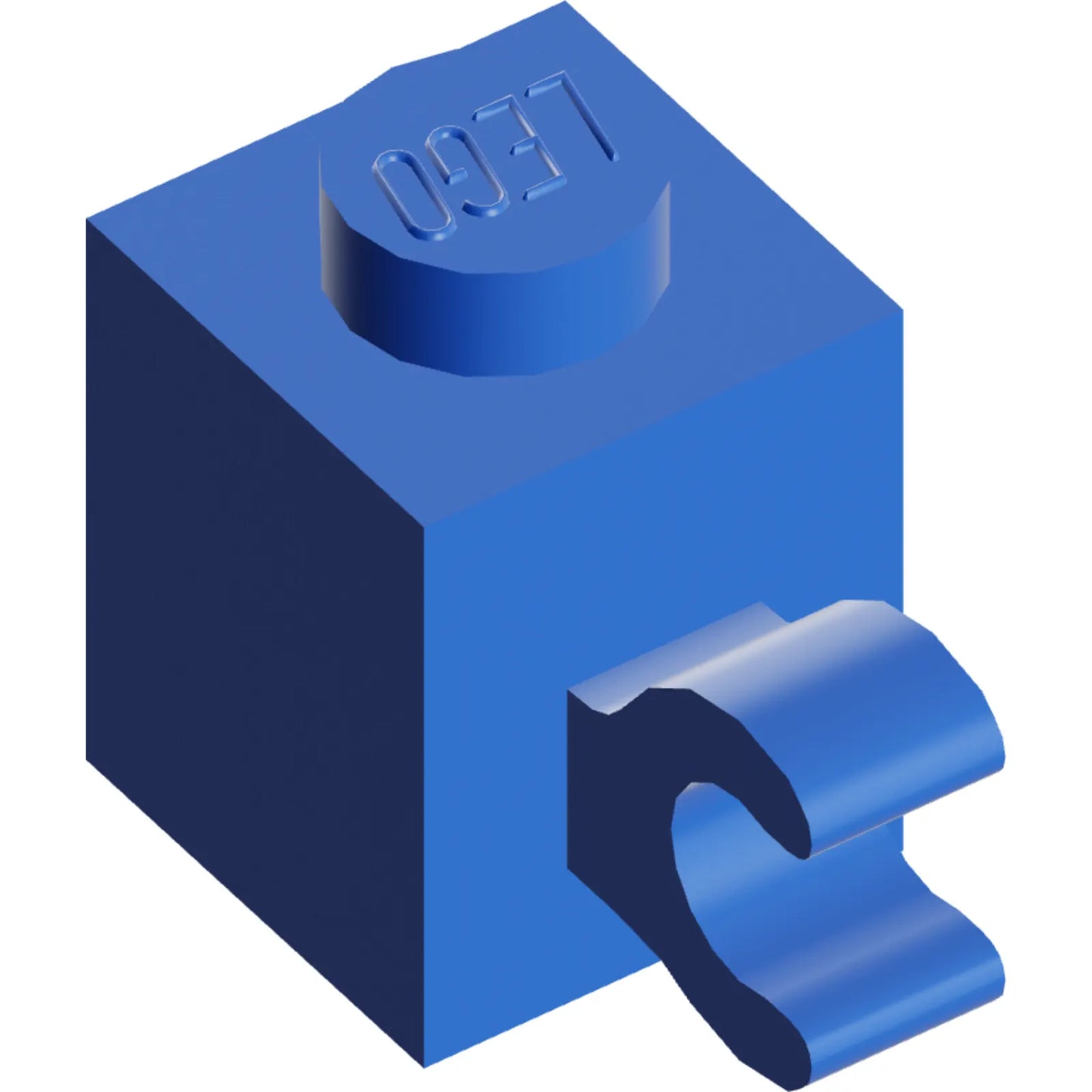 Part 60476 - Brick, Modified 1 x 1 with Clip (Horizontal Grip)