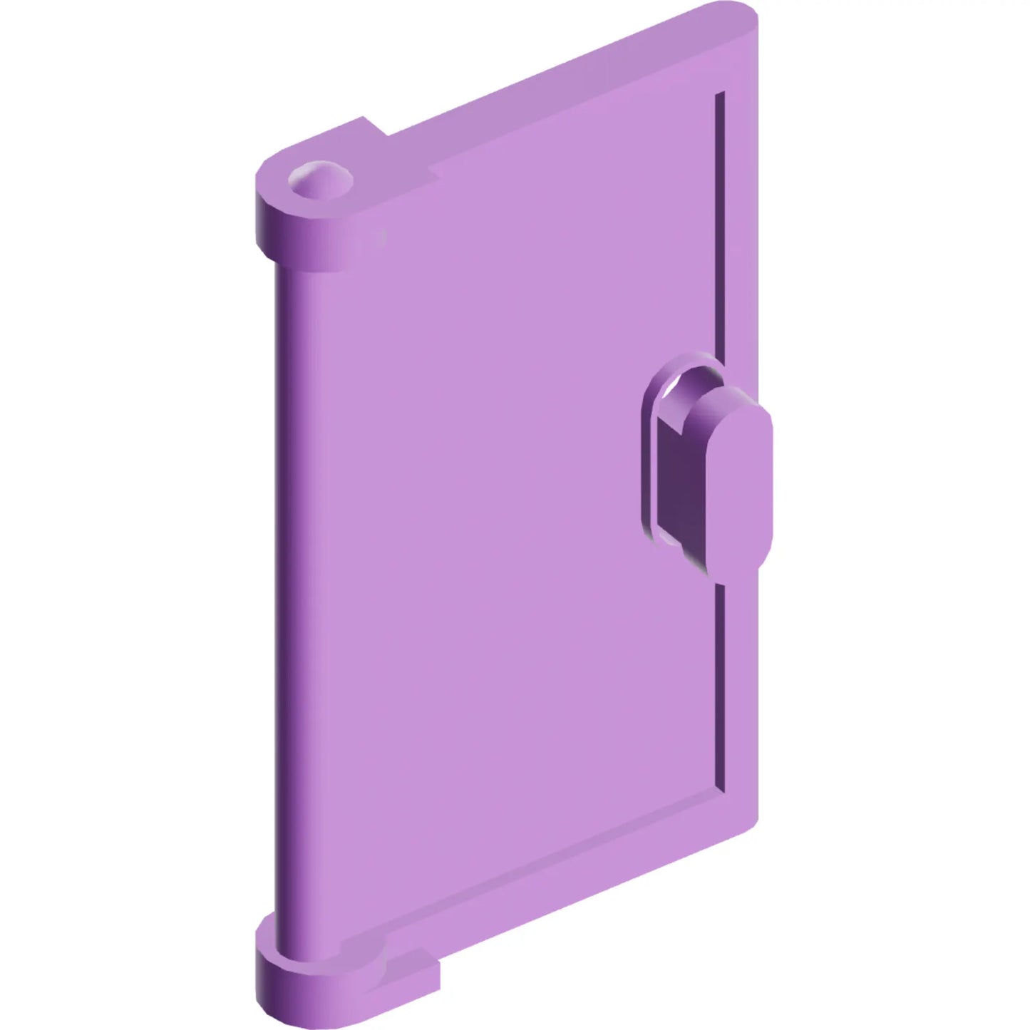 Part 60614 - Door 1 x 2 x 3 with Vertical Handle, Mold for Tabless Frames