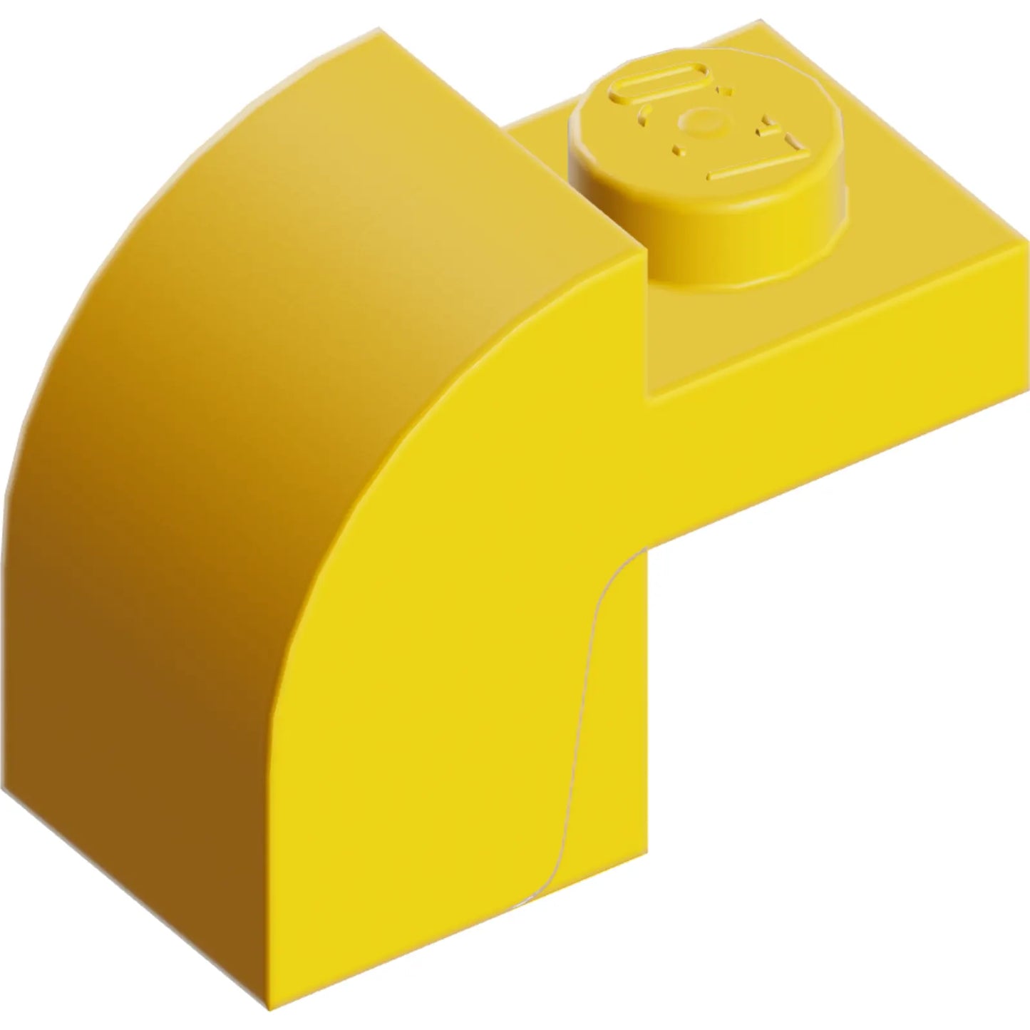 Teil 6091 - Schräge, gebogene 2 x 1 x 1 1/3 mit versenktem Bolzen