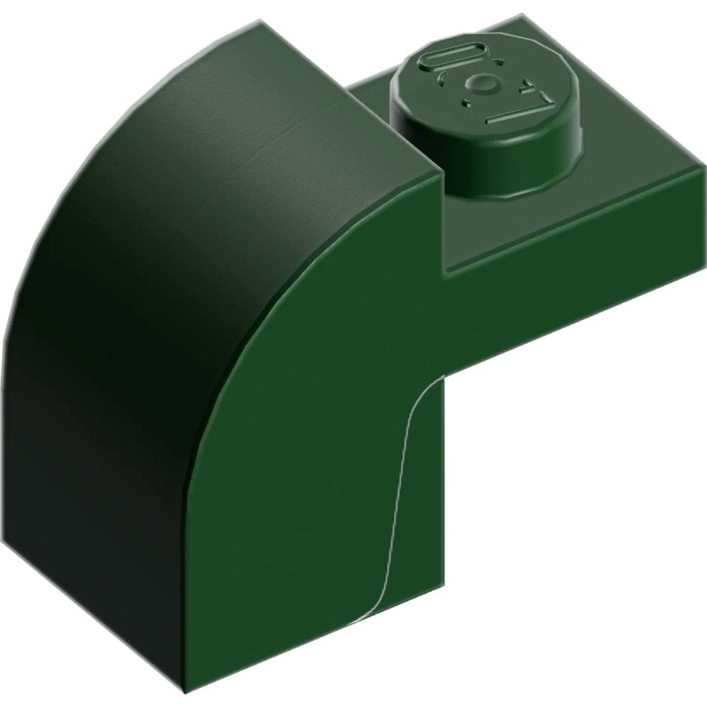 Teil 6091 - Schräge, gebogene 2 x 1 x 1 1/3 mit versenktem Bolzen