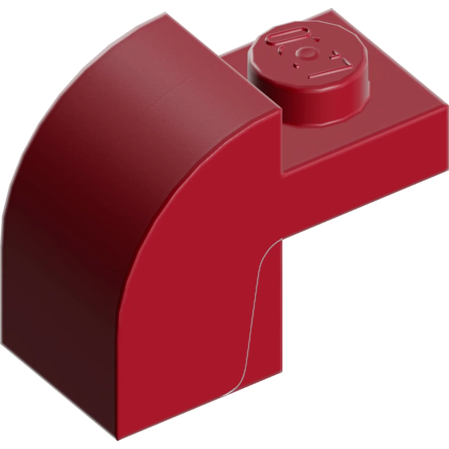Teil 6091 - Schräge, gebogene 2 x 1 x 1 1/3 mit versenktem Bolzen