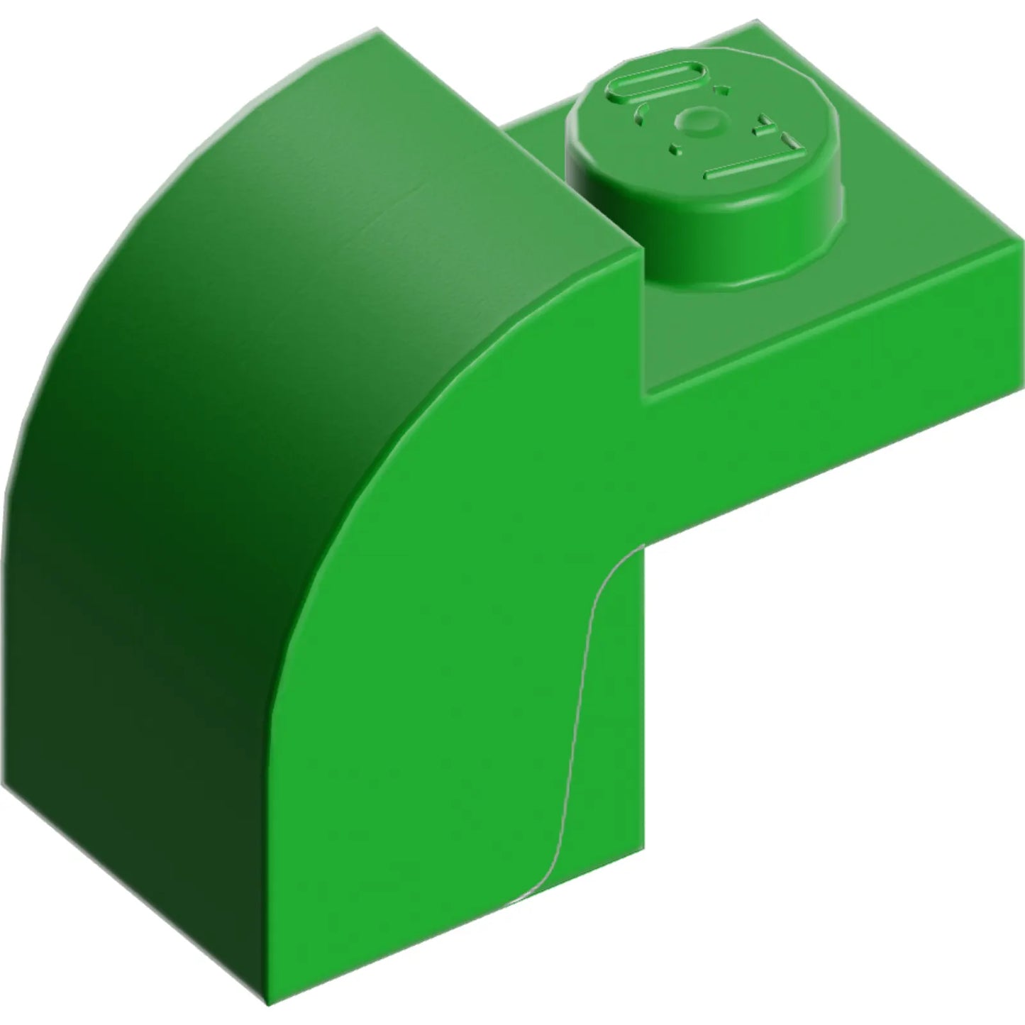 Teil 6091 - Schräge, gebogene 2 x 1 x 1 1/3 mit versenktem Bolzen