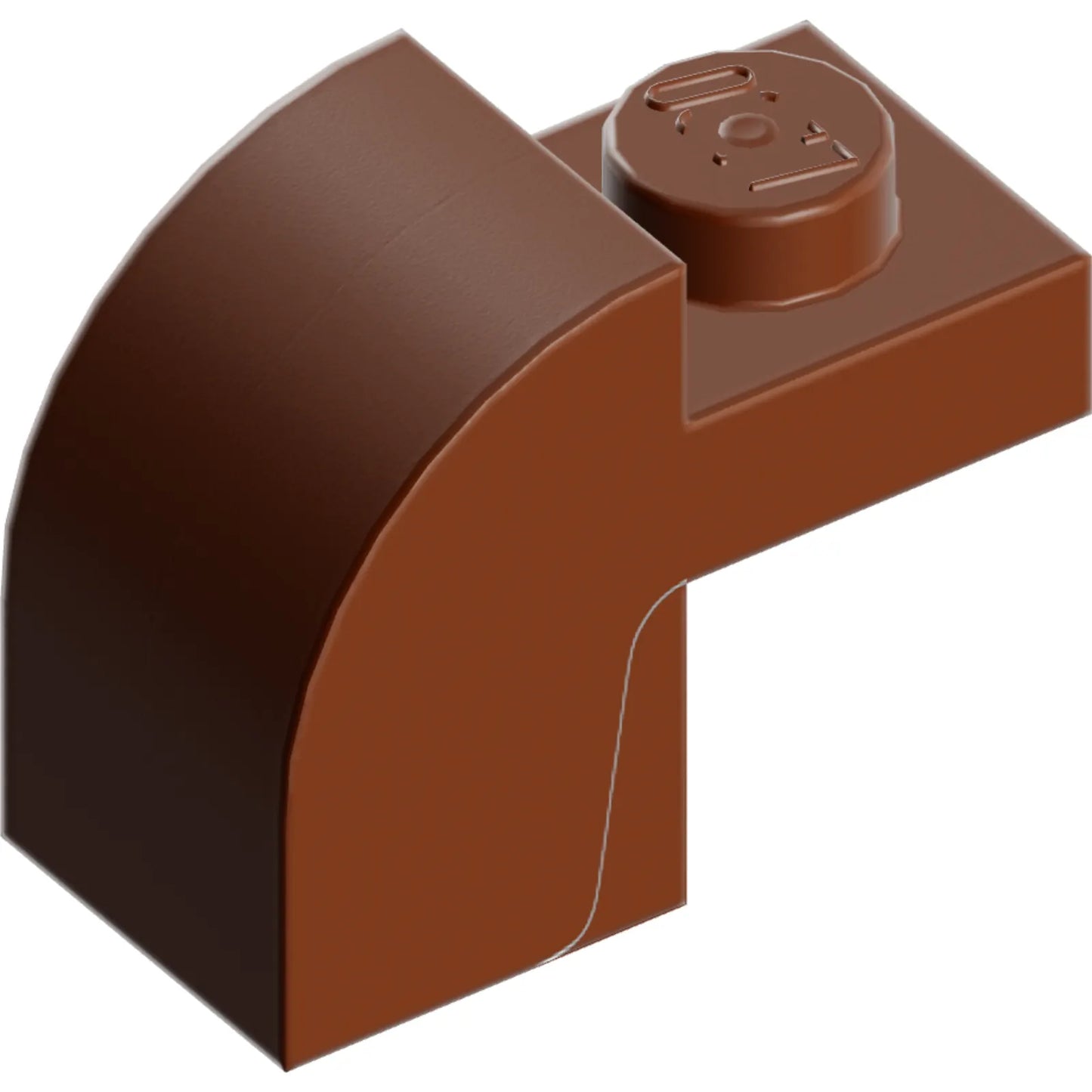 Teil 6091 - Schräge, gebogene 2 x 1 x 1 1/3 mit versenktem Bolzen