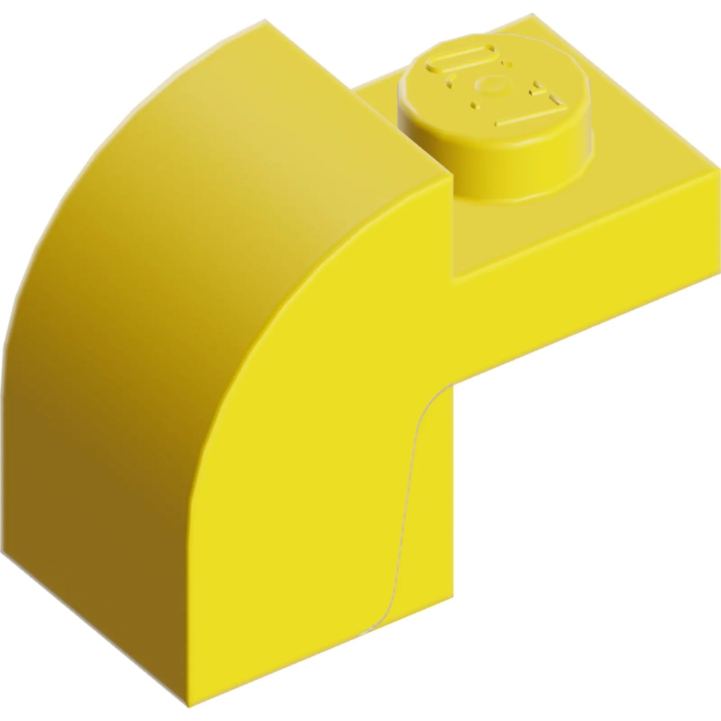 Teil 6091 - Schräge, gebogene 2 x 1 x 1 1/3 mit versenktem Bolzen