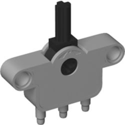 Part bb0874 - Pneumatic Switch with Pin Holes and Axle Hole