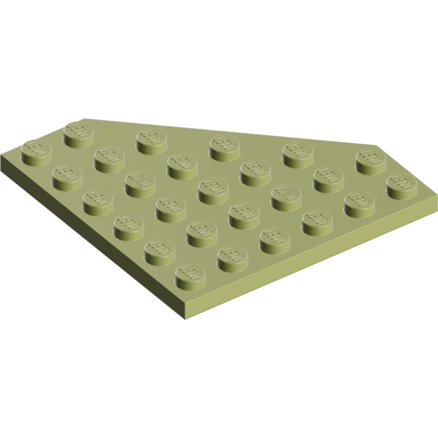 Teil 6106 - Keil, Platte 6 x 6, Ecke abgeschnitten