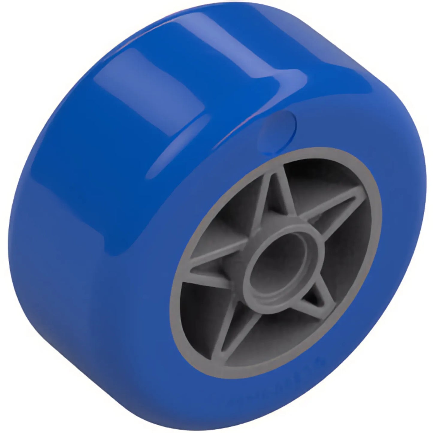 Part 6115pb03 - Wheel 30 x 15 with Pin Hole with Molded Blue Hard Plastic Tire Pattern