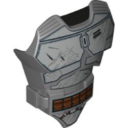 Part 21561pb02 - Large Figure Torso with SW Mandalorian Armor Pattern (Jango)