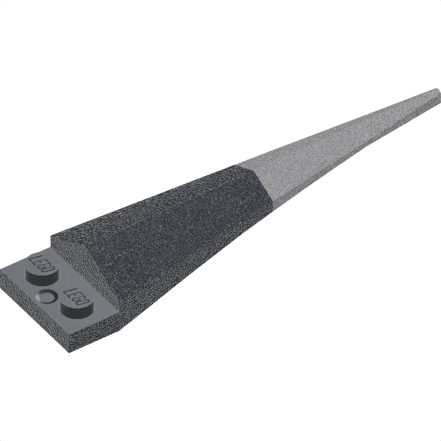 Part 61406pb03 - Plate, Modified 1 x 2 with Angular Extension with Molded Flexible Light Bluish Gray Tip Pattern