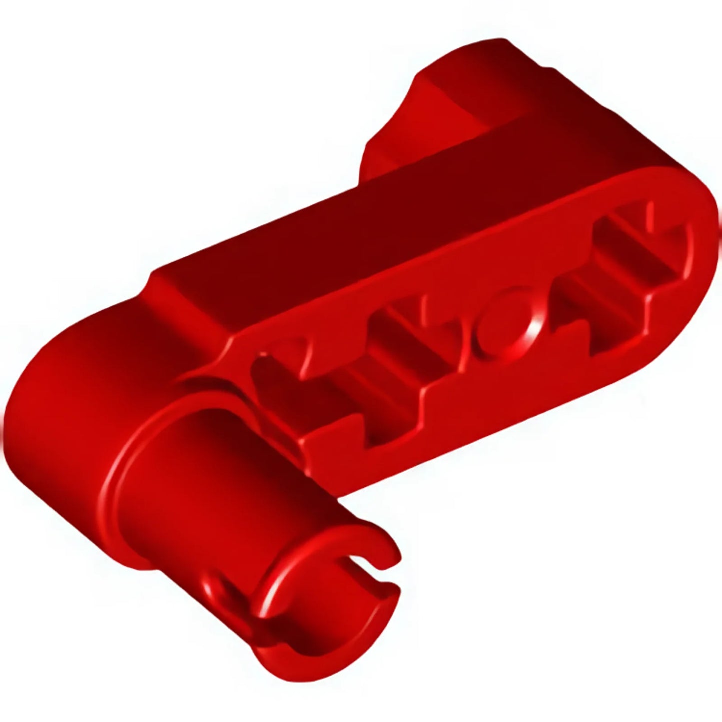 Part 61408 - Technic, Liftarm, Modified Crank / Pin 1 x 3 - Axle Holes and Squared Pin Hole