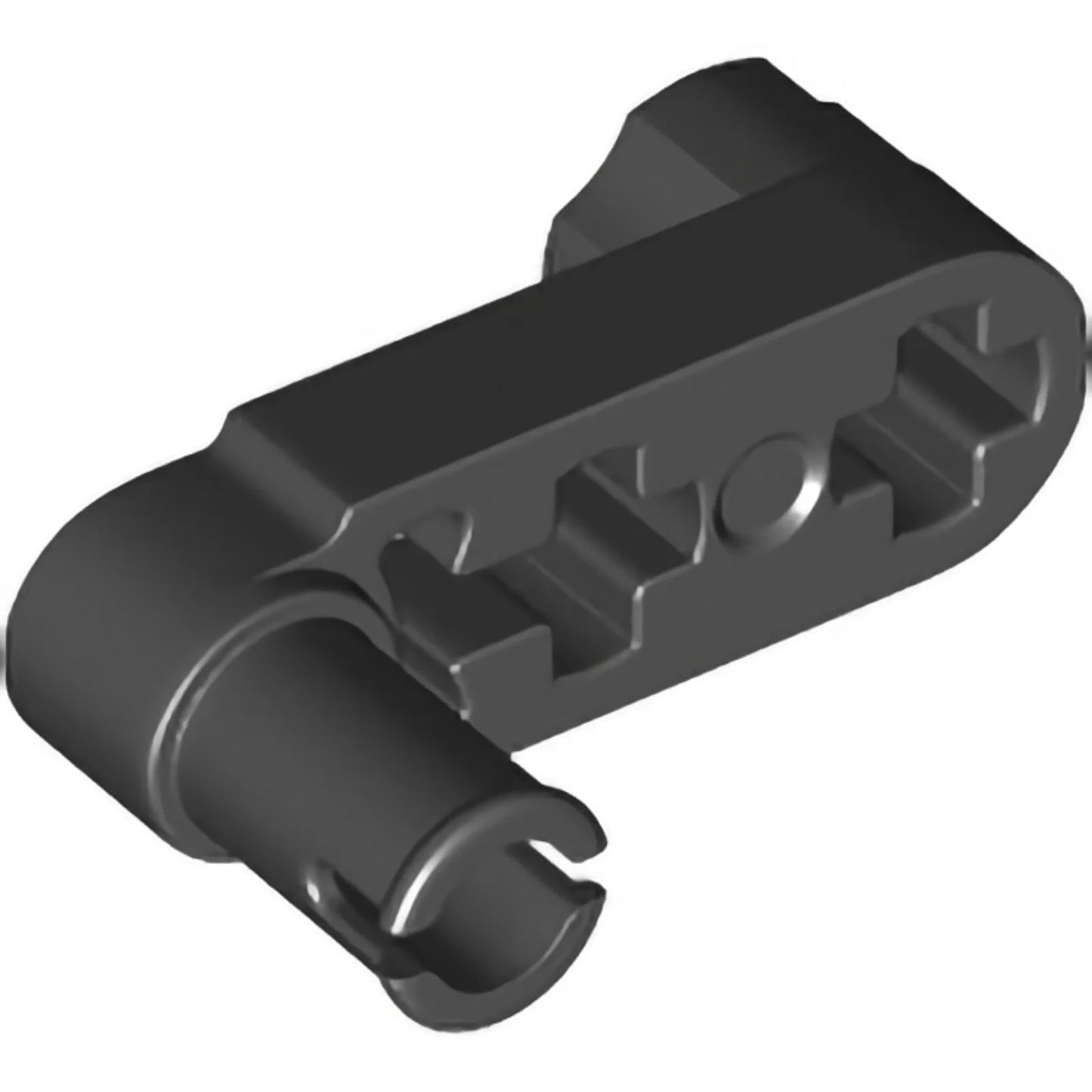 Part 61408 - Technic, Liftarm, Modified Crank / Pin 1 x 3 - Axle Holes and Squared Pin Hole