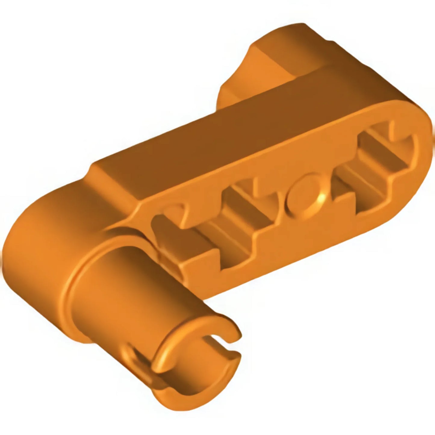 Part 61408 - Technic, Liftarm, Modified Crank / Pin 1 x 3 - Axle Holes and Squared Pin Hole