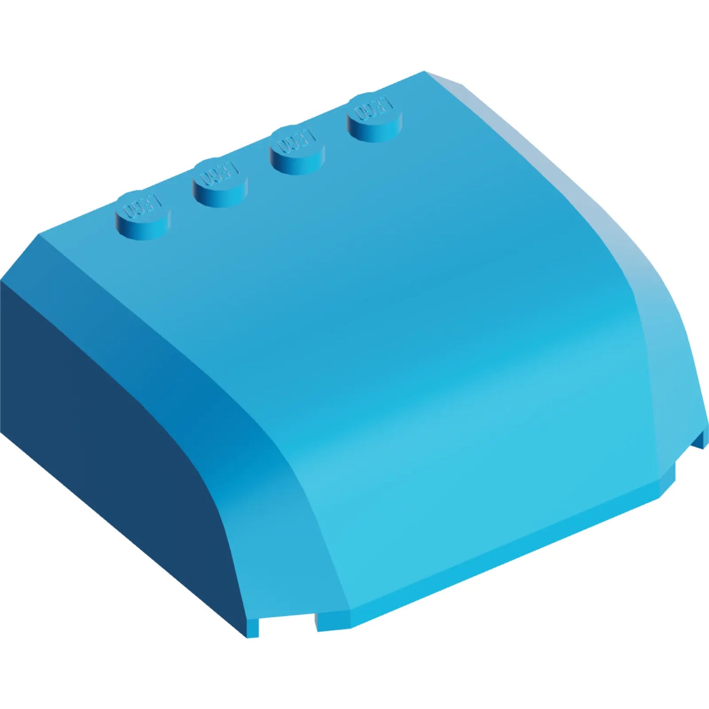 Part 61484 - Windscreen 5 x 6 x 2 Curved Top Canopy with 4 Studs