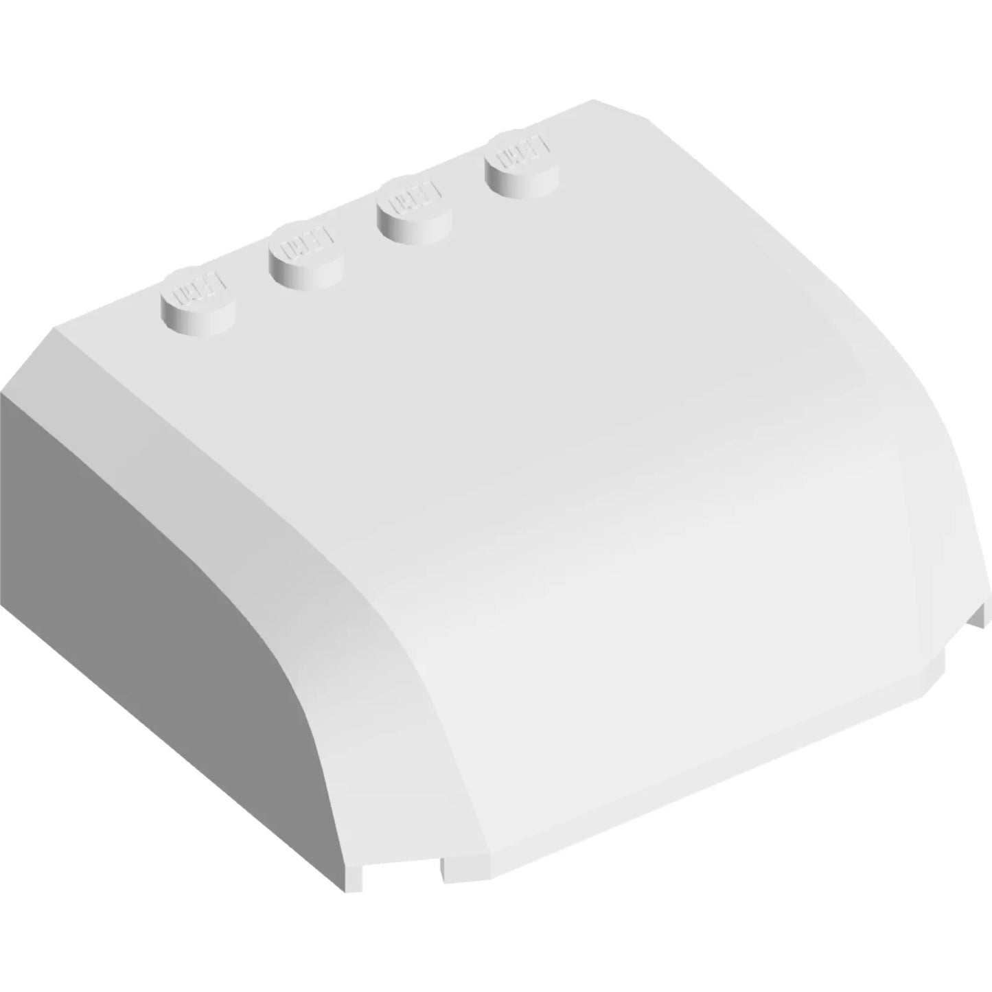 Part 61484 - Windscreen 5 x 6 x 2 Curved Top Canopy with 4 Studs