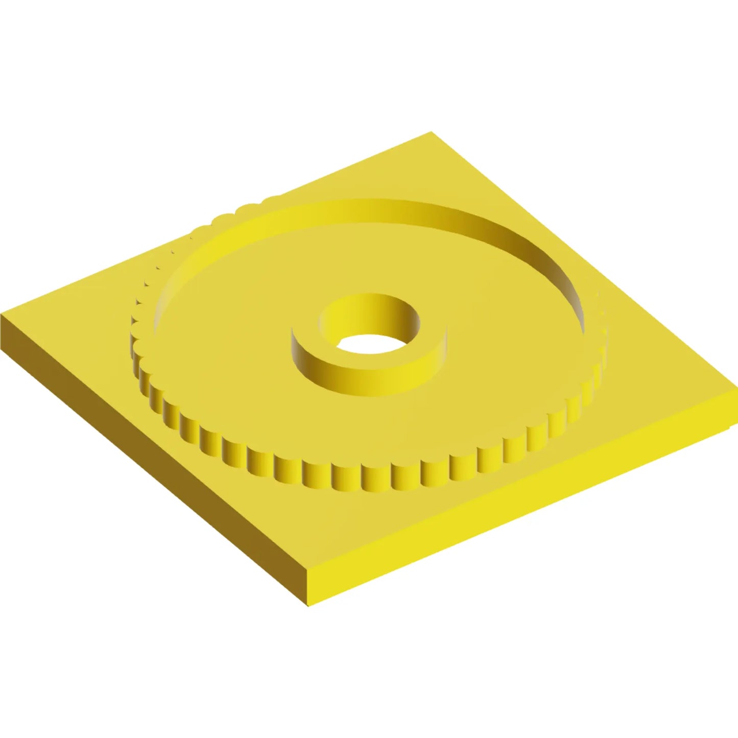 Part 61485 - Turntable 4 x 4 Square Base, Locking