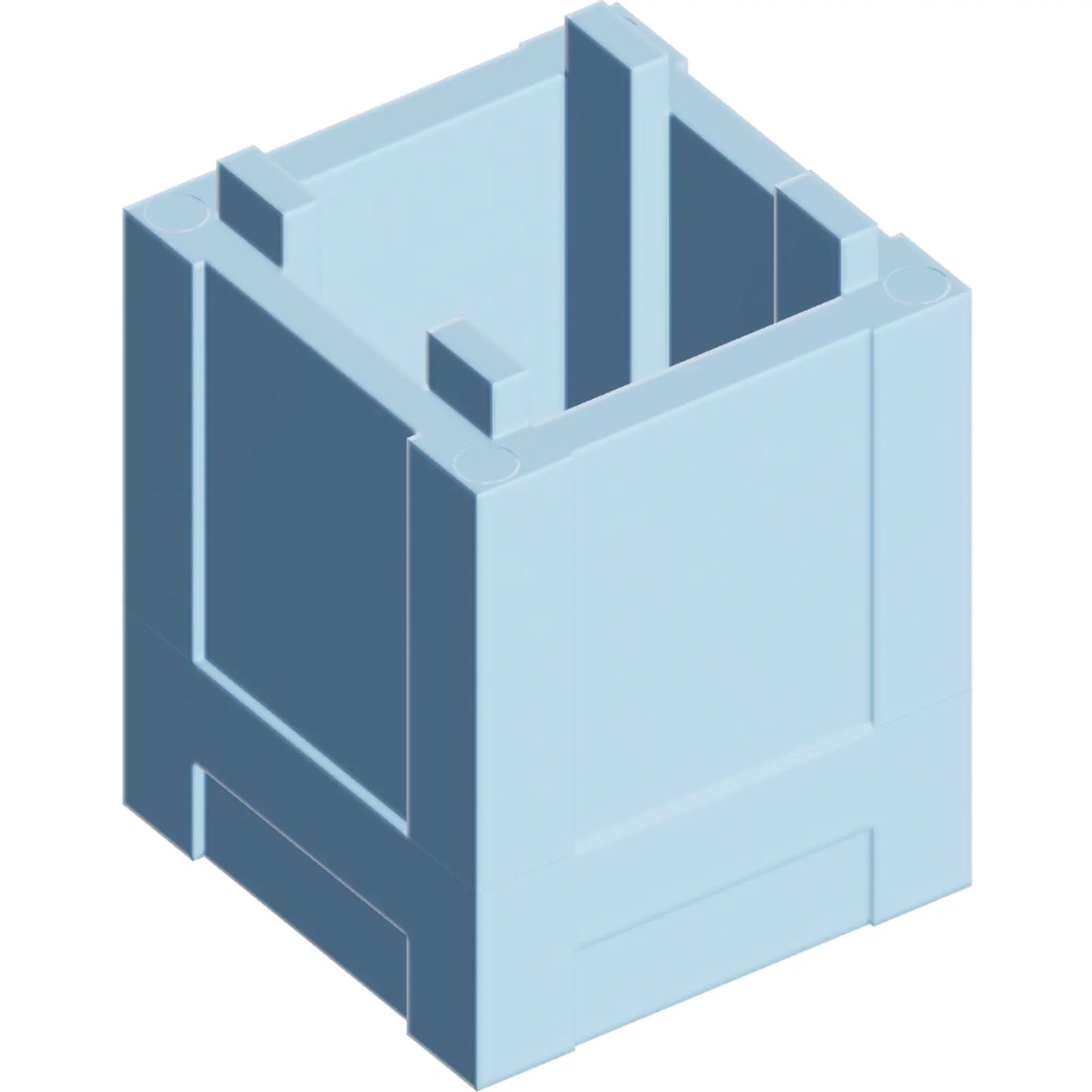 Part 61780 - Container, Box 2 x 2 x 2 - Top Opening