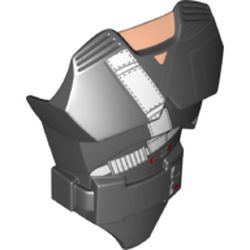 Part 21561pb10 - Large Figure Torso with SW Robes Pattern (Chirrut)