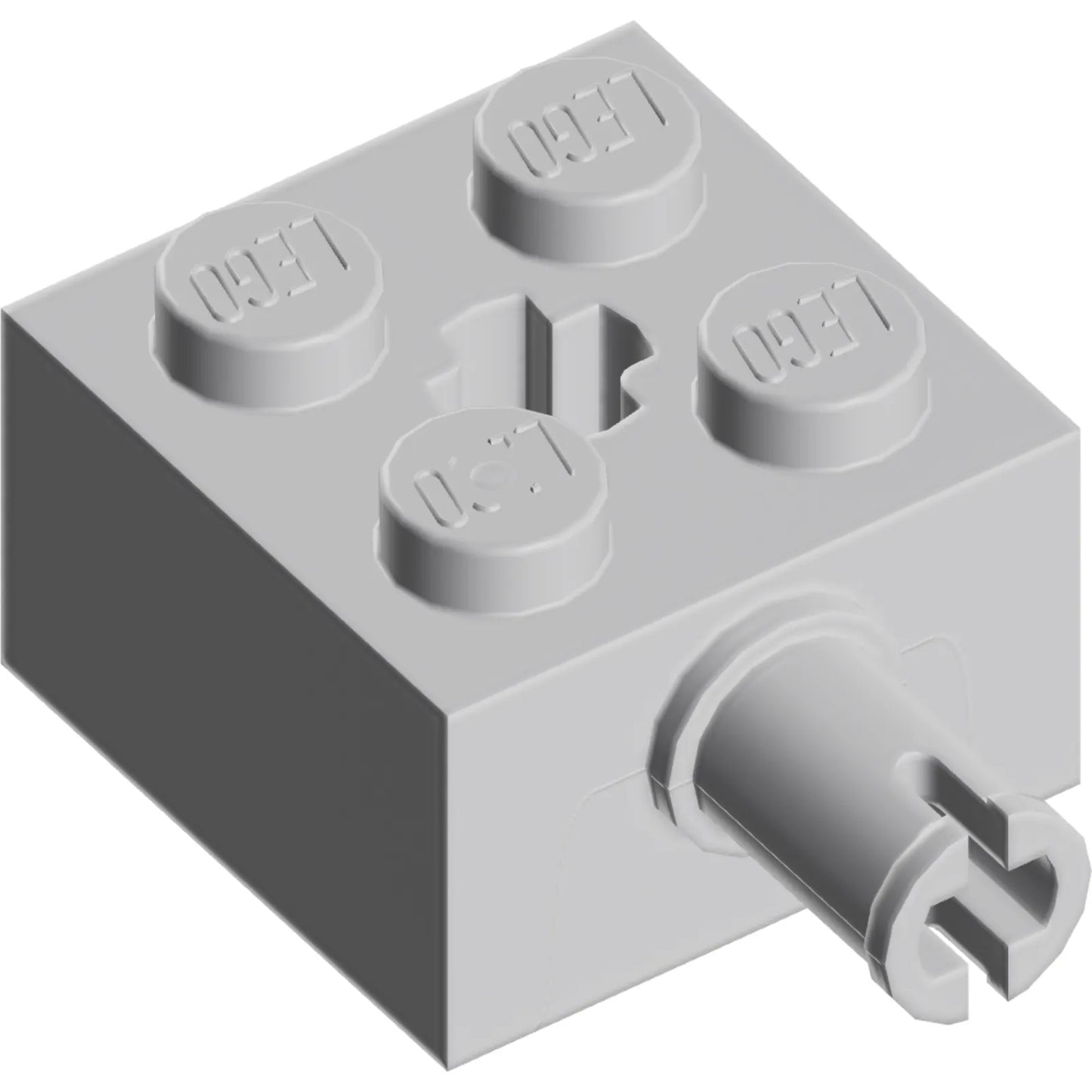 Part 6232 - Brick, Modified 2 x 2 with Pin and Axle Hole