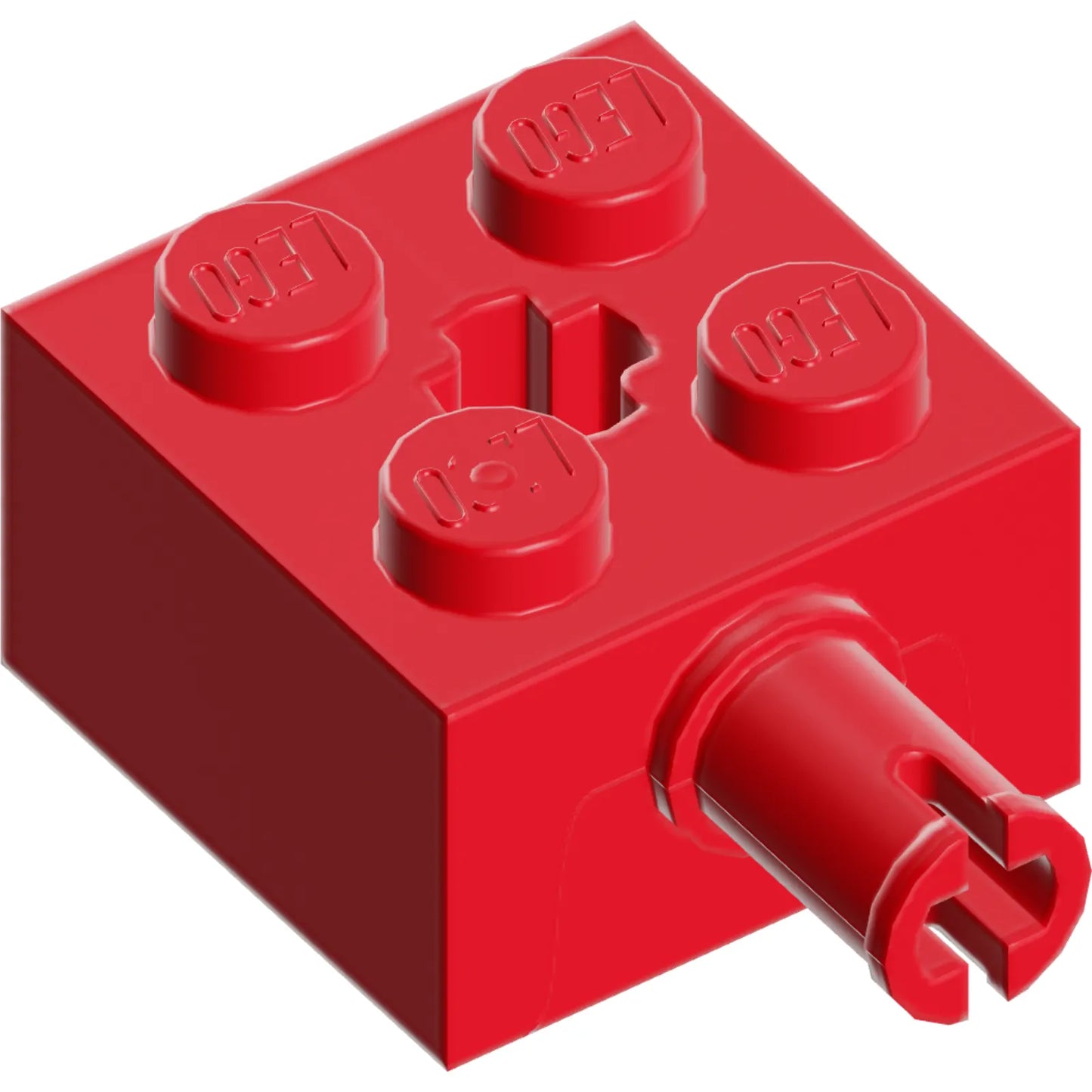 Part 6232 - Brick, Modified 2 x 2 with Pin and Axle Hole