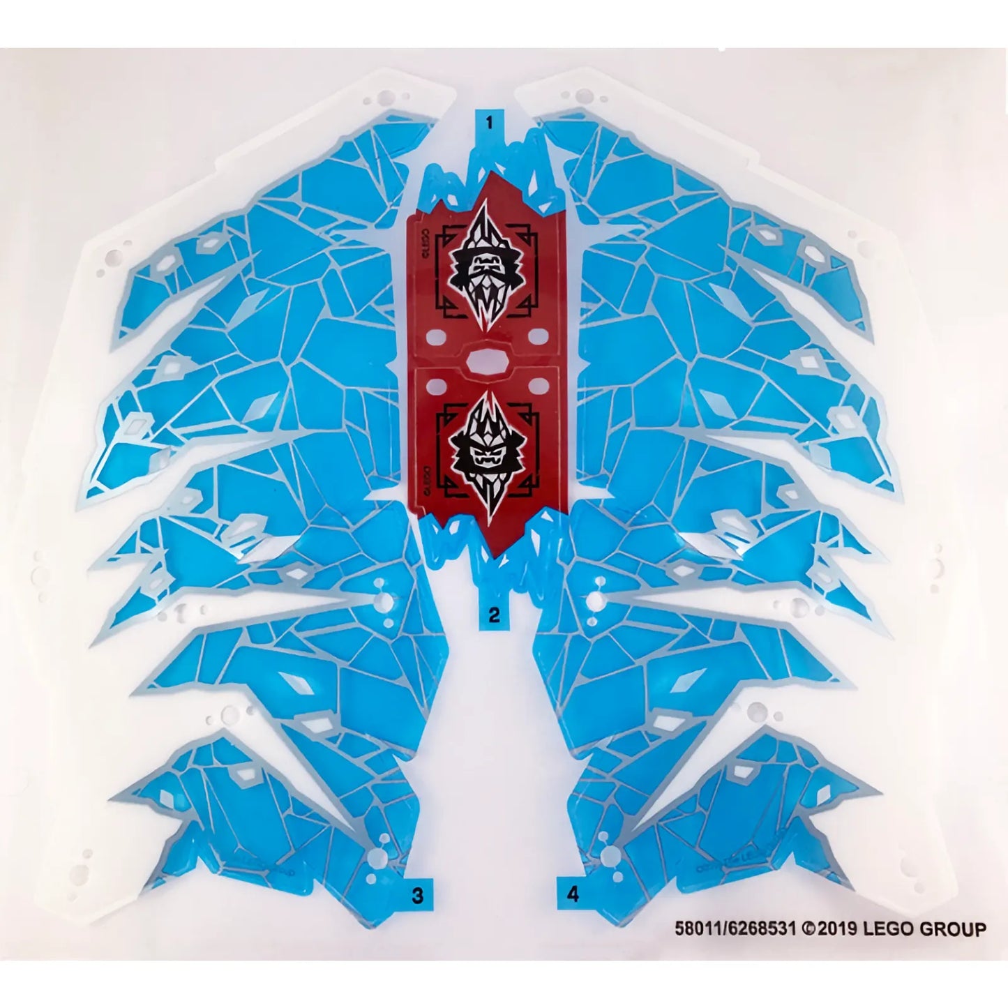 Part 70678pls01 - Plastic Sheet for Set 70678 - (58011/6268531)