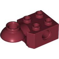 Part 48170 - Technic, Brick Modified 2 x 2 with Pin Hole and Rotation Joint Ball Half Horizontal
