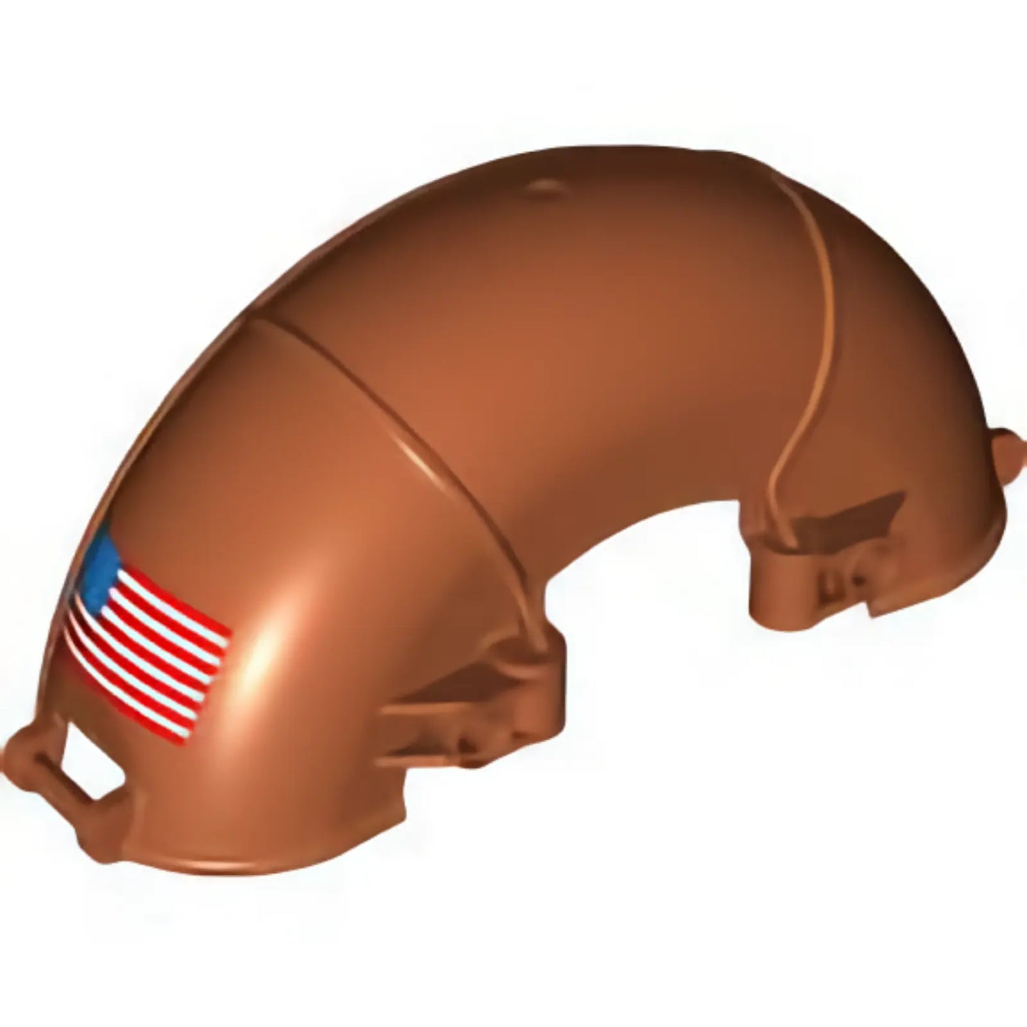 Part 4458pb01b - Technic, Panel Car Mudguard Arched 15 x 5 x 7 with USA Flag Pattern Side B