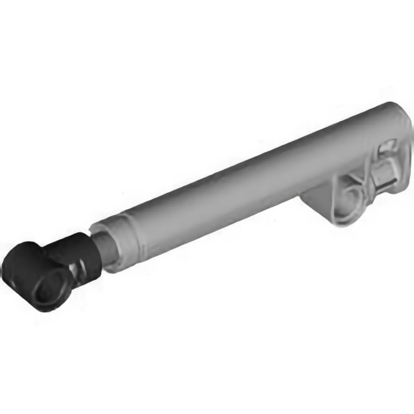 Part 65151c02 - Technic, Shock Absorber 11L with Internal Spring, Dark Bluish Gray Shaft, and Black Tip