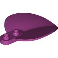 Part 7096 - Plant Plate, Round 1 x 2 with Pointed Leaf
