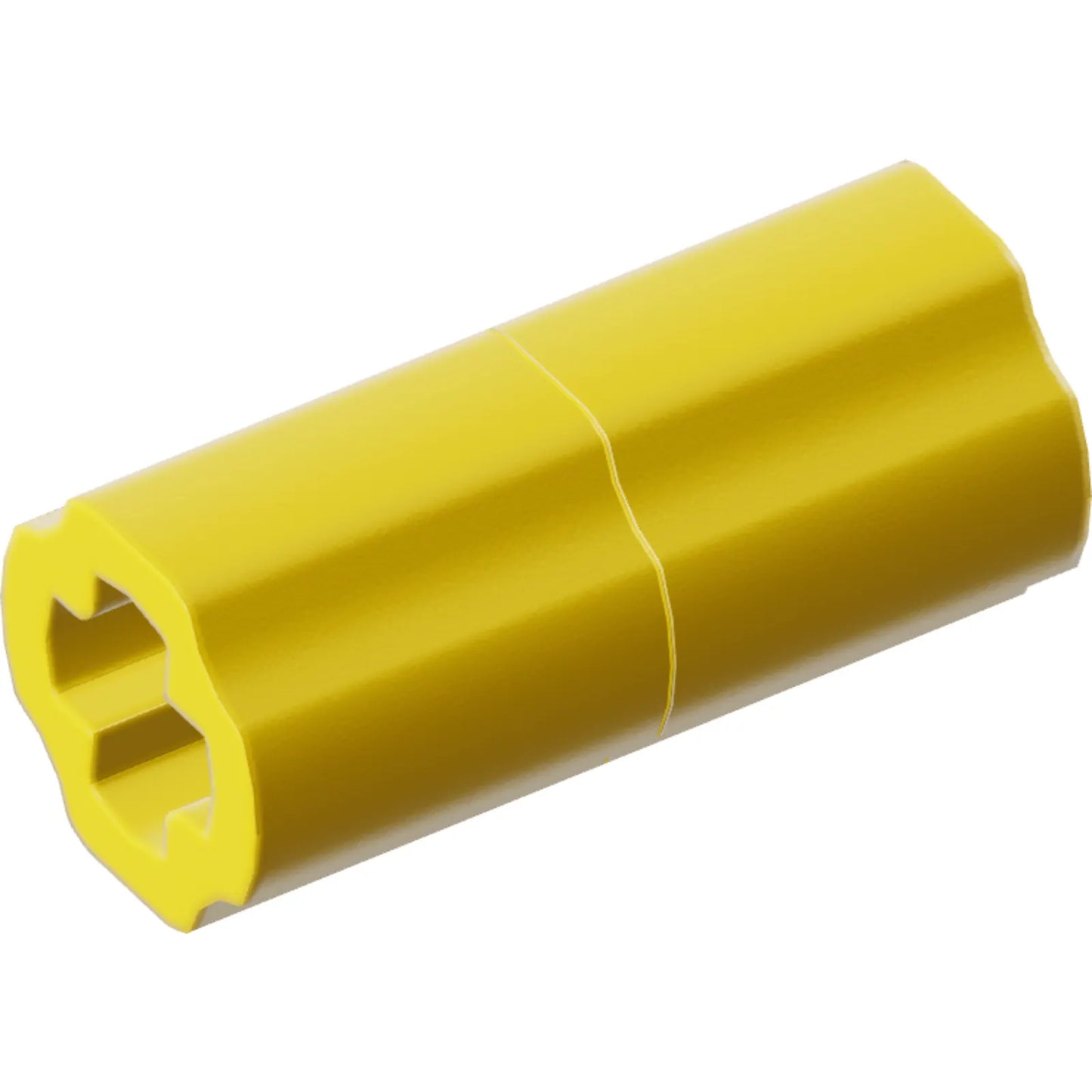 Part 6538c - Technic, Axle Connector 2L (Smooth with x Hole + Orientation)
